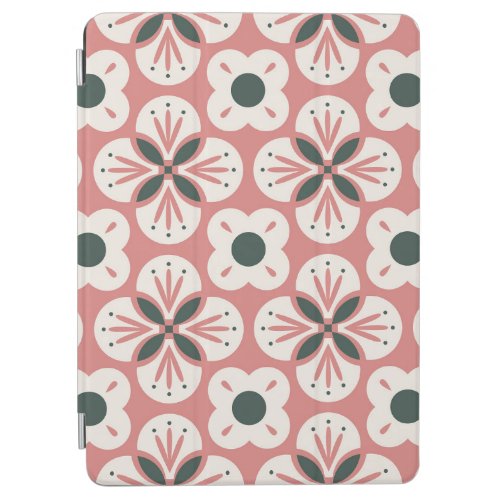 Retro Abstract Floral Seamless Pattern iPad Air Cover