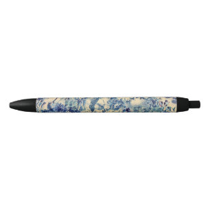 Retro Abstract Flowers Butterfly Artwork Garden Pen