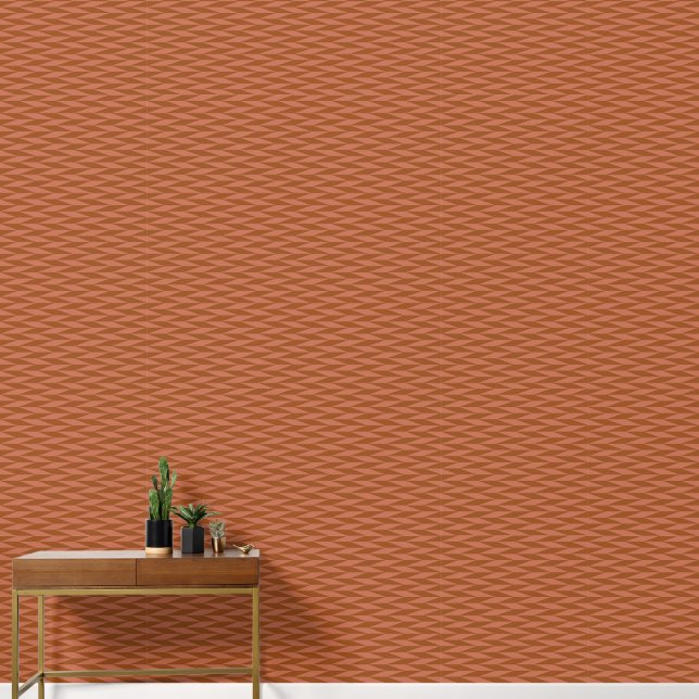 Retro abstract geometric herringbone pattern. wallpaper  (Hallway)