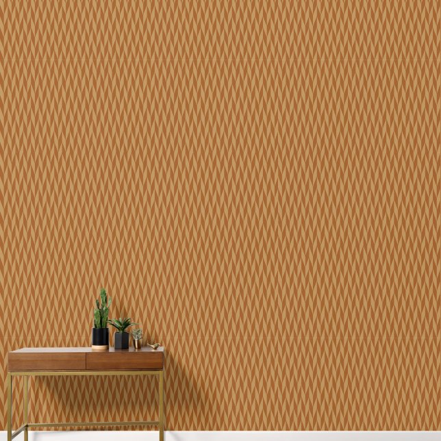 Retro abstract geometric herringbone pattern. wallpaper  (Hallway)
