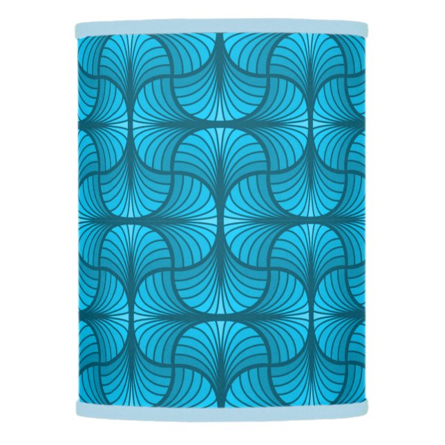 Retro Abstract Lamp Shade (Front)