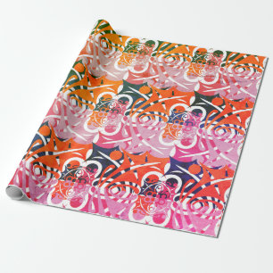 Retro Abstract LEAF Pattern Wrapping Paper
