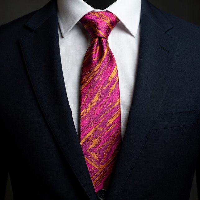 Retro Abstract Marble Necktie (Creator Uploaded)