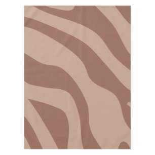 Retro Abstract Mocha Mousse 02 Tablecloth
