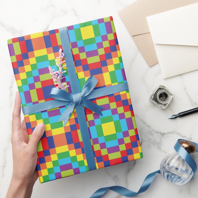Retro Abstract Pattern Wrapping Paper (Creator Uploaded)