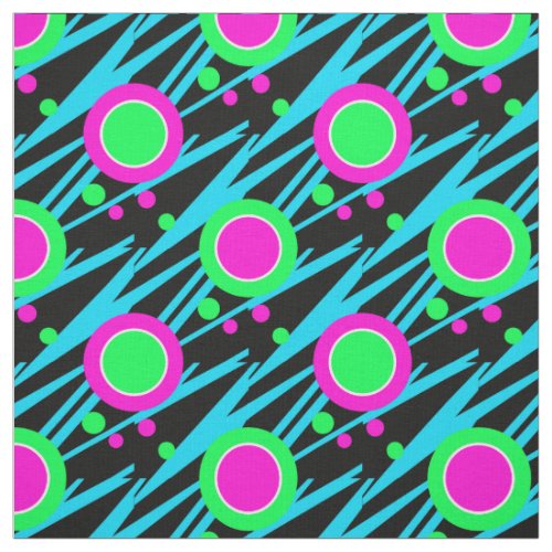 Retro Abstract Polka Dot Pattern Fabric