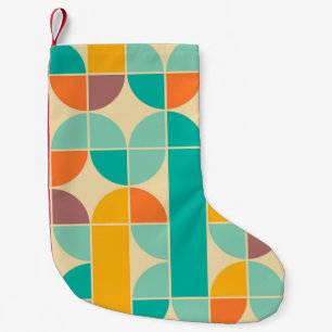 Retro Abstract: Timeless Seamless Design. Small Christmas Stocking