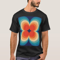 Retro Abstract Vintage Repeat Background T-Shirt