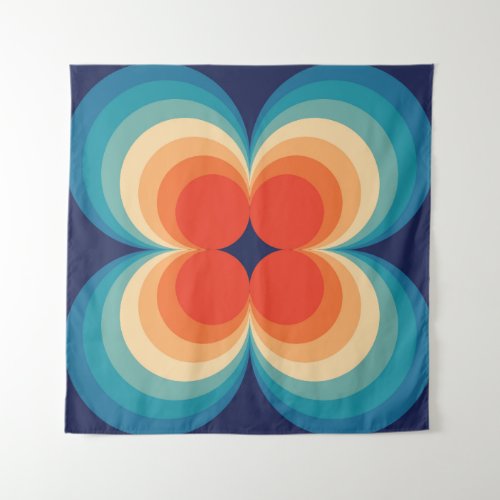 Retro Abstract Vintage Repeat Background Tapestry