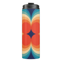 Retro Abstract Vintage Repeat Background Thermal Tumbler