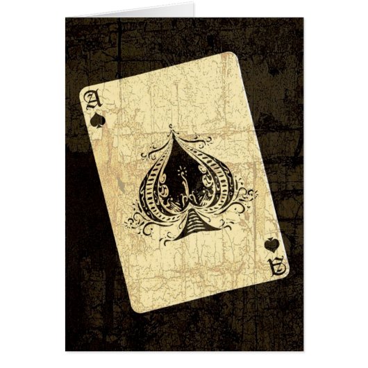 Retro Ace of Spades Cards (Front)