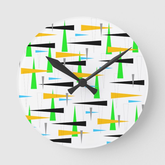 Retro Acrylic Wall Clock (Front)