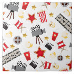 Retro Acting Movies Theatre/Theater Ceramic Tile<br><div class="desc">This is an awesome custom gift for anyone who loves theatre,  movies,  Hollywood,  acting or anything stars!</div>