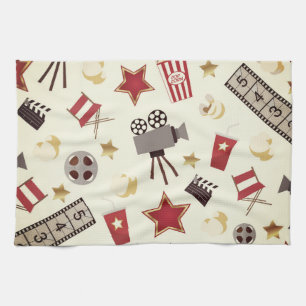 Retro Acting Movies Theatre/Theater Kitchen Towel
