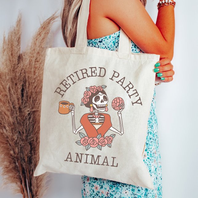 Retro Addiction Recovery | Retired Party Animal Tote Bag (Creator Uploaded)