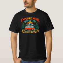 Retro Adventure Camping T-Shirt 