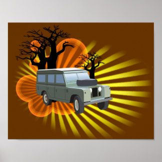 Retro Adventure Poster