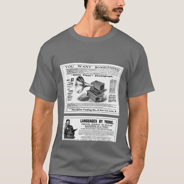 Retro Advertisments T-Shirt (Front)