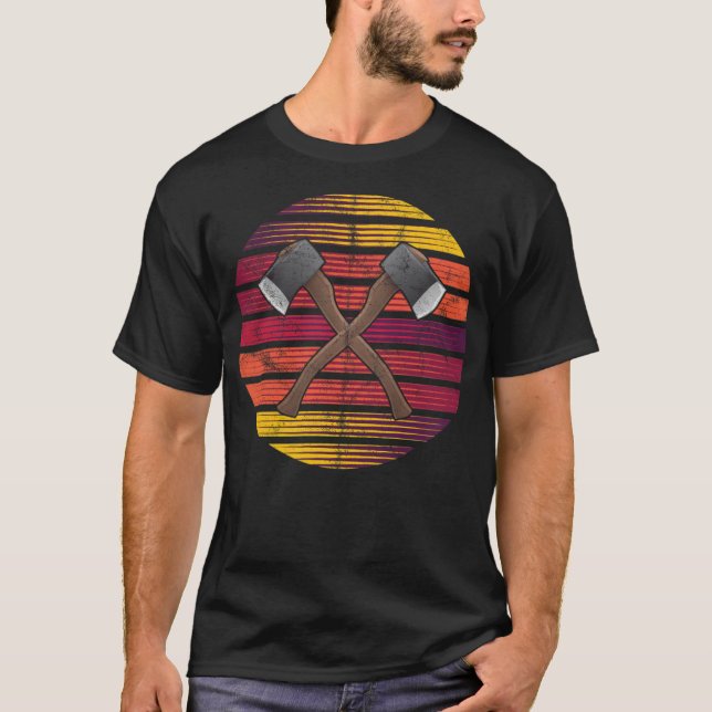 Retro Ae Throwing A astronaut birthday baking bake T-Shirt (Front)