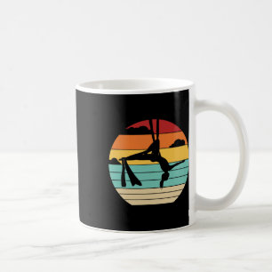 Retro Aerial Yoga Aerialist Gymnastics Dancer Aeri Coffee Mug
