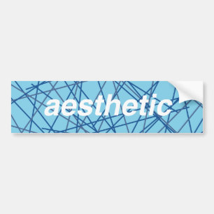 Retro Aesthetic Bumper Sticker! Bumper Sticker