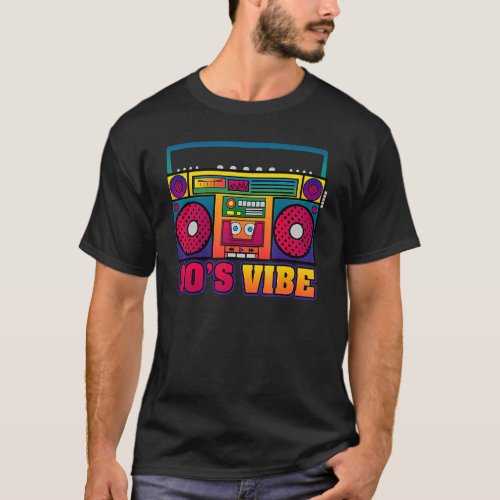 Retro Aesthetic Costume Party Outfit 90s Vibe T_Shirt