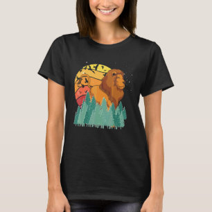 Retro Africa Safari Animal Forest Nature Birds Li T-Shirt