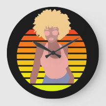 RETRO AFRO QUEEN - AFRO AMERICAN QUEEN