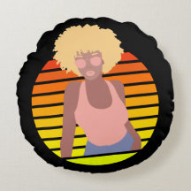 RETRO AFRO QUEEN - AFRO AMERICAN QUEEN