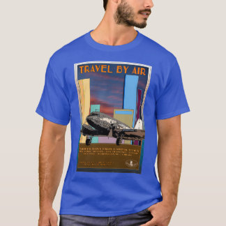 Retro Airline travel DC301 T-Shirt