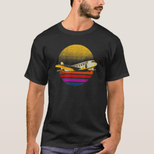 Retro Airplane - Funny Aeroplane Pilot & Aviation T-Shirt
