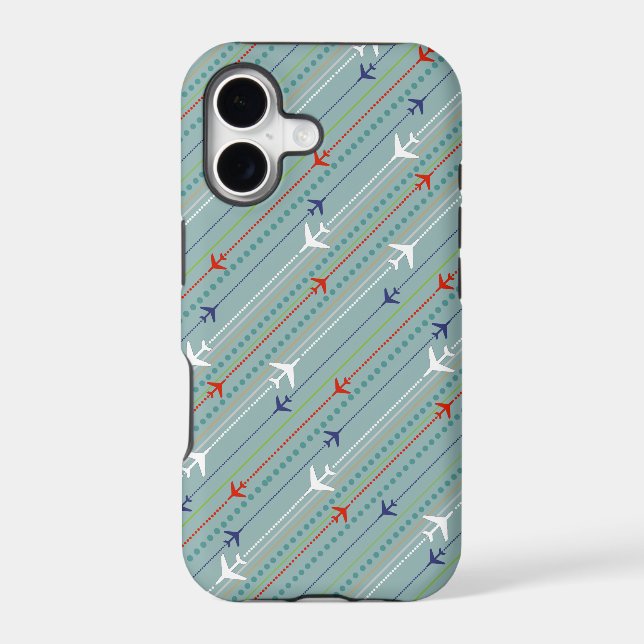 Retro Airplane Pattern iPhone 5/5s Case (Back)