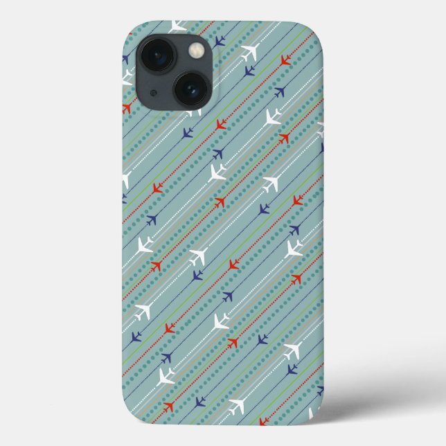 Retro Airplane Pattern iPhone 6 Case (Back)
