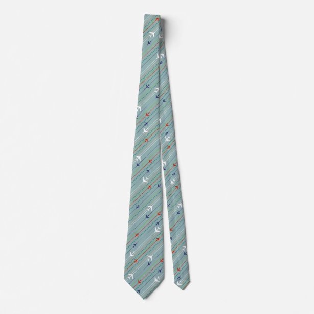 flight attendant neck tie