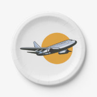Retro Airplane Vintage Jet Travel Art Design 