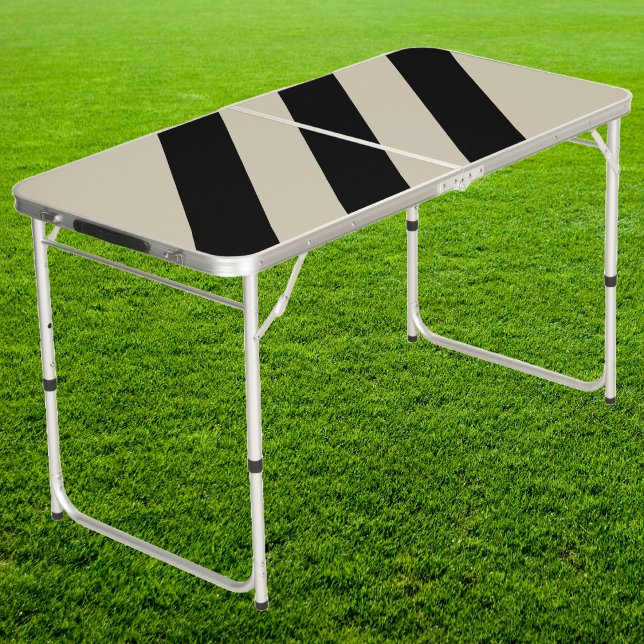 Retro Alabaster Three Stripes Tailgate  Beer Pong Table (Creator Uploaded)
