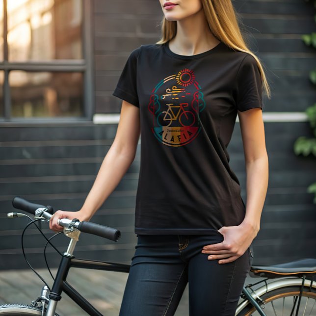 Retro Alafia Bike Trail Personalized Water Bottle T-Shirt (Creator Uploaded)