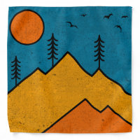 Retro Alaska Anchorage Mountain Souvenir 80s