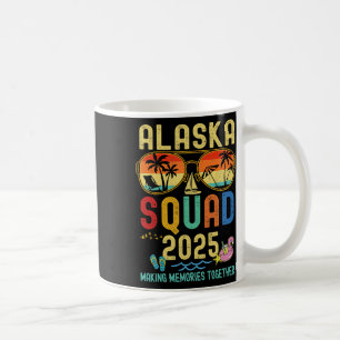Retro Alaska Cruise Vacation 2025 Family Friends S Coffee Mug