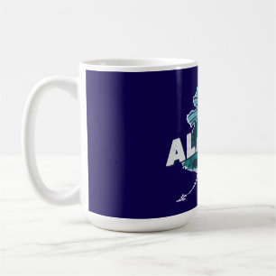 Retro Alaska Scenic Silhouette Coffee Mug