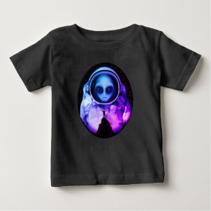 Retro Alien Astronaut Baby T-Shirt