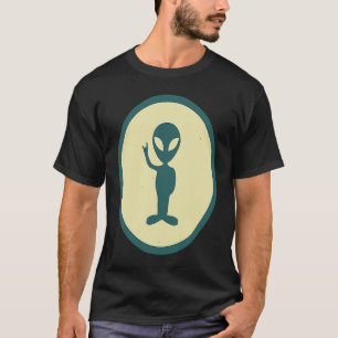 Retro Alien Vintage UFO T-Shirt