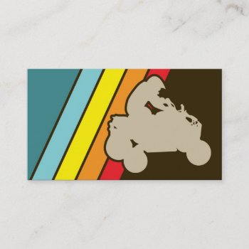 Retro All-terrain Vehicles Business Card by asyrum at Zazzle