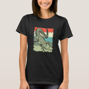 Retro Alligator Whisperer Vintage Crocodile T-Shirt