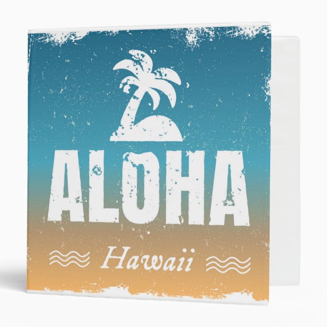 Retro Aloha Hawaii Binder (Front/Inside)
