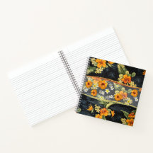 Retro Aloha Shirt Notebook