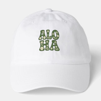 Retro Aloha Tropical Beach Aesthetic Custom Hat