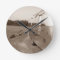 Retro Aluminum Trailer Clock Vintage Reflection