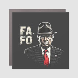 Retro American Donald Trump FAFO USA Flag Patriot Car Magnet
