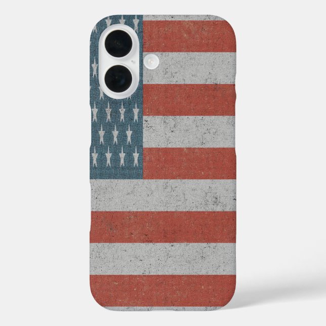 Retro American Flag  Case-Mate iPhone Case (Back)